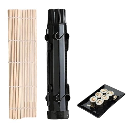 Sushi Maker, Kit Sushi, Sushi Bazooka, Kit de Fabrication de Sushis, Tapis à Sushi, Sushi Roll Maker, Rouleau à Sushi en Bambou, Moule à Sushis Bazooka, Set à Sushi Bricolage, Pour Cuisine, Fête