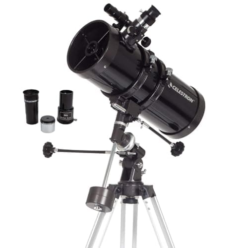 Celestron 21049 Télescope réflecteur PowerSeeker 127EQ, Noir