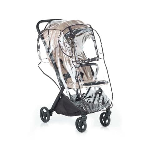 Jané Habillage de pluie universel pour poussettes, transparent, avec sac de transport et fenêtre centrale