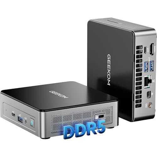 GEEKOM Mini PC Air12, Ιntel Alder Lake N150 (jusqu'à 3.6GHz) 16 Go DDR5, 512 Go SSD PCIe, WiFi6, BT5.2, 8K Triple Affichage, Windows 11, Mini Ordinateur de Bureau Compact avec Emplacement SD