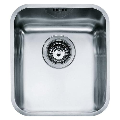 FRANKE 122.0021.439 | Évier de cuisine sous plan en acier inoxydable - Galassia (GAX 110-30) | Cuve simple | Couleur/Finition : Inox soie