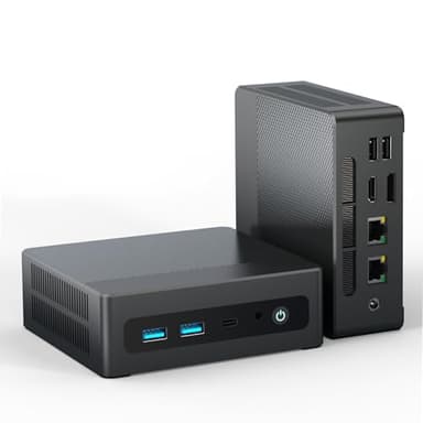 DARYUKUM Mini PC Alder Lake N100 (jusqu'à 3.4GHz,6W) 16Go RAM 512Go M.2 SSD Ordinateur de Bureau, Tour PC 4K@60HZ HD Dual Display, Windows 11 avec HDMI/WiFi 6/BT5.2/RJ 45 Mini Ordinateur de Bureau