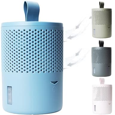 AbsoDry Duo Family - Déshumidificateur d'air anti moisissure non électrique - Absorbeur d'humidité - Pour une meilleure qualité de l'air - Anti humidité maison, salle de bain, chambre - Bleu