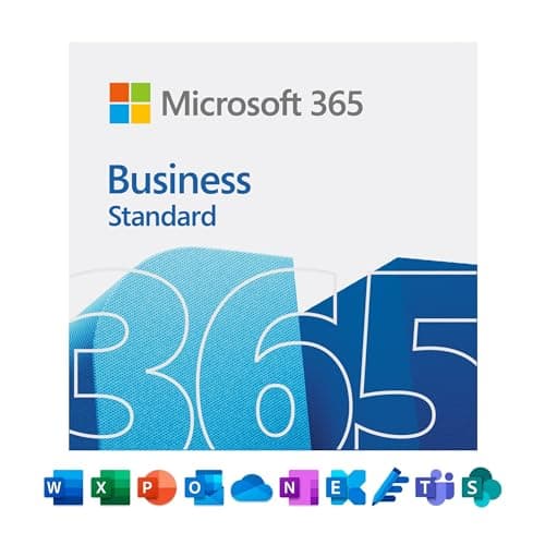 Microsoft 365 Business Standard​ | Office 365 apps | 1 personne | 1 an ​| PC/MAC, tablette et smartphone | Téléchargement