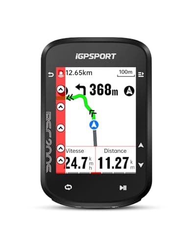 iGPSPORT BSC200S Compteur Velo sans Fil, 2.4”Couleur Étanche de Compteur Velo GPS，Navigation Routière, BLE5.0 GPS Velo IPX7, Enregistrement Continu, Détection de Mouvement (BSC200S)