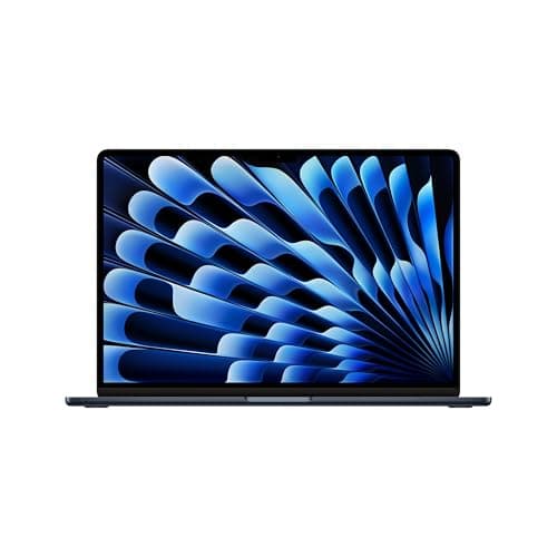 Apple Portable MacBook Air 15 Pouces avec Puce M3 : écran Liquid Retina 15,3 Pouces, 16 Go de mémoire unifiée, 256 Go de Stockage SSD, Clavier rétroéclairé, caméra FaceTime HD 1080p. Minuit