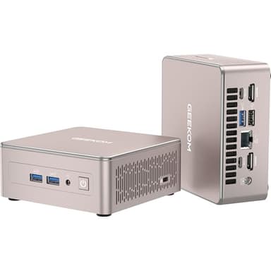 GEEKOM Mini PC A5 2025 Edition, AMD Ryzen 5 7430U (jusqu'à 4,3 GHz), 16 Go DDR4/512 Go M.2 PCIe NVMe SSD, Graphiques AMD Radeon,Windows 11,Wi-FI 6,NUC Mini Ordinateur de Bureau Maison et Professionnel