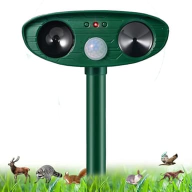 Répulsif Chat Ultrason, Répulsif Chat Exterieur, Répulsif pour Chats Solaire, répulsif à ultrasons avec Détecteur de Mouvement pour Jardin Cour Contre Les Chats Chiens Oiseaux Renards Rats