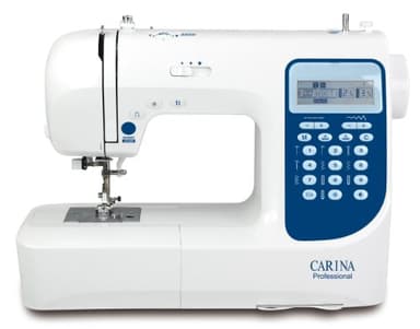 Carina Professionnel - Machine à coudre informatisée pour débutants, avancés et professionnels ; écran LED, 206 programmes de points, bras libre et lampe à coudre LED