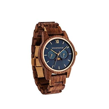 WoodWatch Sailor | Montre en Bois pour Hommes | Montre en Bois de Haute qualité pour Hommes | Produit écologique, Plantation 1 Arbre pour Montre Vendue, Bracelet, Bracelet