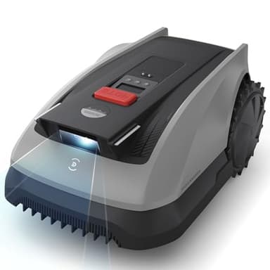 ECOVACS Goat O1200 RTK Robot Tondeuse sans Fil périphérique 1200 m², Navigation RTK+Vision Améliorée par Lidar, Cartographie Automatique, Passages étroits 0,7 m, Tonte précise des Bordures, Pente 45%