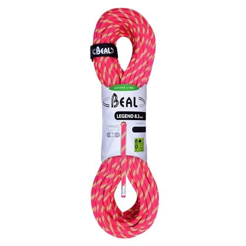 Beal Legend Corde d'escalade Mixte Adulte, Rose, 60 m