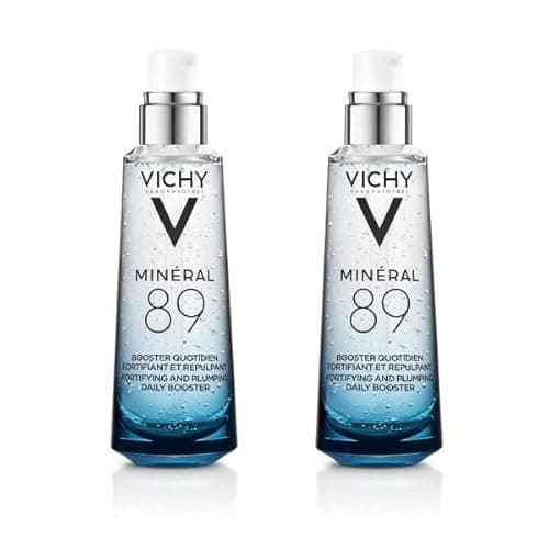 VICHY Sérum hydratant repulpant anti-rides avec acide hyaluronique et minéraux essentiels, Minéral 89, 75 ml