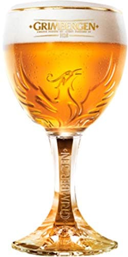 New Grimbergen Beer Chalice Glass 33cl Official Grimbergen Glass Perfect for drinking Grimbergen Rouge, Blonde, Double, Triple