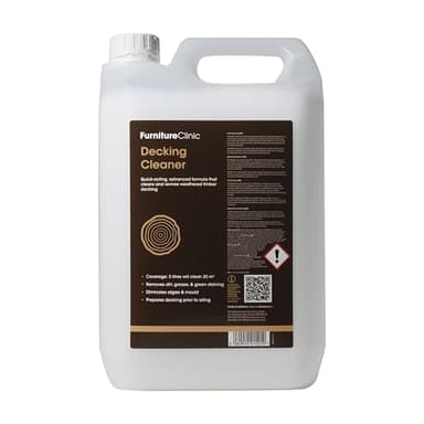 Nettoyant Terrasse Bois Furniture Clinic 5L - Nettoie les Algues & Mousses Sans Frotter