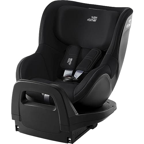 BRITAX RÖMER Siège Auto DUALFIX 2 Z-LINE i-SIZE, Pivotant à 360°, enfant de 61 à 105 cm (Groupe 0+/1) de 3 mois à 4 ans, Space Black