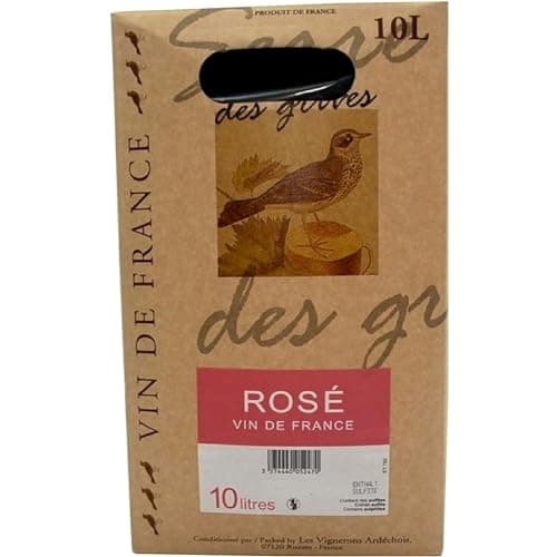 Cubi rosé 10L - Serre des Grives - Bag in Box 10L - Léger et fruité - Ardèche