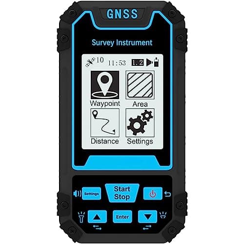 Équipement de relevé GPS portable de haute précision – Navigation en temps réel, mesure des coordonnées, rechargeable, mesure d'altitude pour forêt, terres agricoles, montagnes, exploitation minière