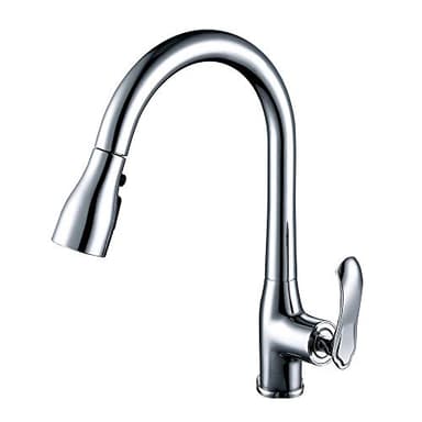 Kitchen faucets with Pull Down Sprayer, Faucet Pull Out Single Handle for Kitchen Sink, Brass Pull Out,-Gold