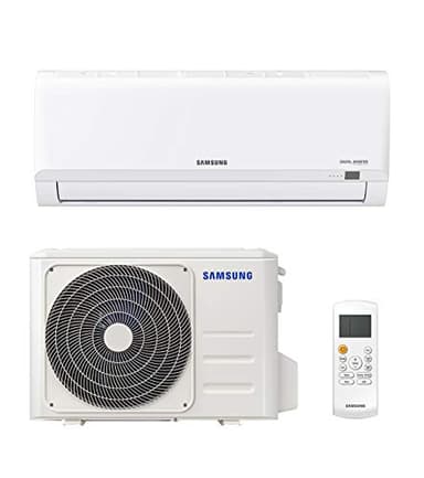 Samsung AR30 Malibu, climatiseur monosplit en pompe à chaleur, 12000 BTU, GAS R32, AR12TXHQBWKNEU+AR12TXHQBWKXEU, [Classe d'efficacité énergétique A++/A]