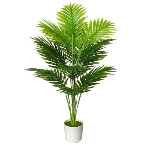 AIVORIUY Plantes Artificielles en Pots Fausse Plante Interieur Arbre Artificiel Verte Décoration pour Chambre à Coucher Cuisine Salon Salle de Bain Bureau Balcon (80cm Palmiers Haut)