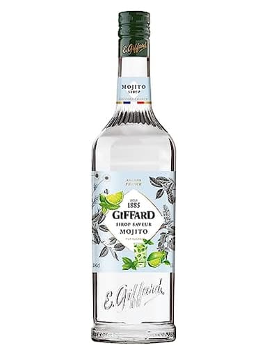 GIFFARD - Sirop Mojito - Recette et Fabrication Françaises - Rafraîchissant et Aromatique - 1 Litre