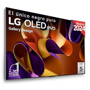 LG OLED65G45LW, 65", OLED Evo* 4K, série G4, Smart TV, WebOS24, processeur A11, Dolby Vision, Dolby Atmos, webOS 24, 3840X2160, TV Gaming, 144 Hz, intégration Murale, Noir