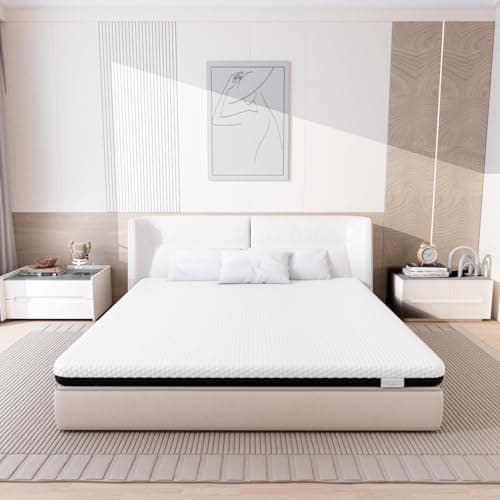 Memory Matratzen Matelas 160x200 cm, Matelas 2 Personnes, 10 cm Matelas Memoire De Forme, Mousse Visco Matelas H3 de lit d'adulte (160x200x10 cm)