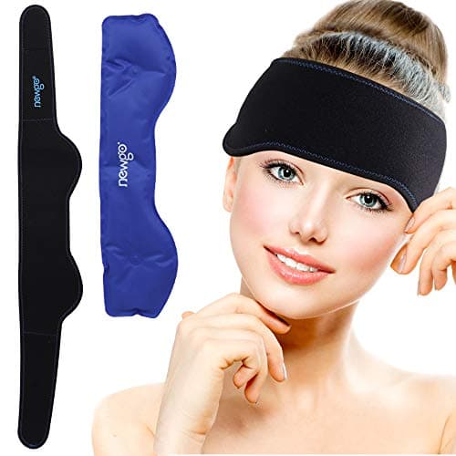 Poche de Glace en Gel Compresse Chaud Froid Réutilisable pour Soulager les Maux de Tête, les migraines et soulagement des tensions, dents de sagesse