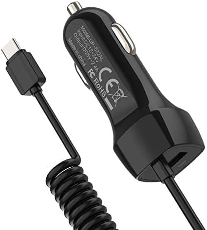 Chargeur Voiture USB Rapide avec Type C Câble Chargeur Allume Cigare12V pour Samsung Galaxy S23 Ultra Plus S22 S21 S20 A53 A23 A13 A14, Pixel 7 Pro 6, Phone 13 12 11 XS,Huawei P20 P30 Allume Cigare