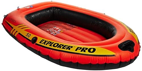 Intex Explorer Pro Inflatable Boat, Boat Only, One Person (160 x 94 x 29 cm), Orange