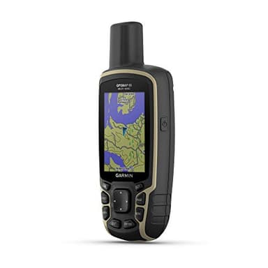 Garmin GPSMAP 65 - GPS à bouton portatif avec altimètre et boussole, support satellite étendu et technologie multi-bande - avec écran couleur de 2,6” - 010-02451-00