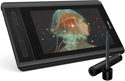 XP-PEN Artist 12 Moniteur Graphique Drawing Pen Tablette Pen Display 1920 X 1080 HD IPS avec Touch Bar Dessin Stylo P06 avec Gomme pour Enseignement à Distance Bureau à Domicile (Artist 12)