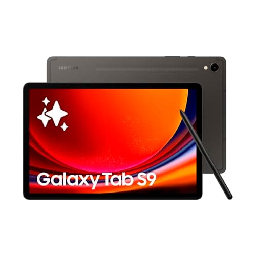 Samsung Galaxy Tab S9 Tablette avec Galaxy AI, Android, 11" 128Go de Stockage, Lecteur MicroSD, Wifi, S Pen Inclus, Anthracite, Exclusivité Amazon Version FR