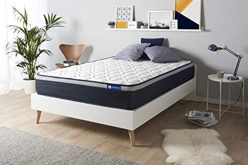 Actisom - Matelas 200 x 200 cm - Mousse à Mousse à mémoire de Forme - Matelas pour 2 Personnes- Épaisseur : 26 cm - Soutien et Confort : Ferme - Marque Française