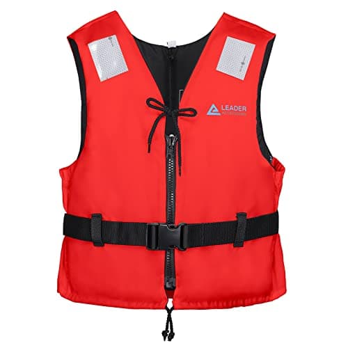 Leader Accessories Sport I Flottaison Veste Aider, Gilet de flottaison (Rouge Taille S)