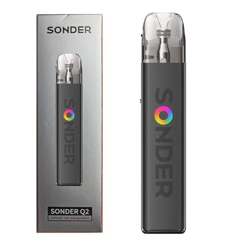 SONDER Q2 | GEEKVAPE Sonder Q 2 Kit 3ml GeekVape Q Pod Cartouche 0,8ohm (Side Fill) 30W with 1350mAh Batterie Vaporisateur | Sans nicotine