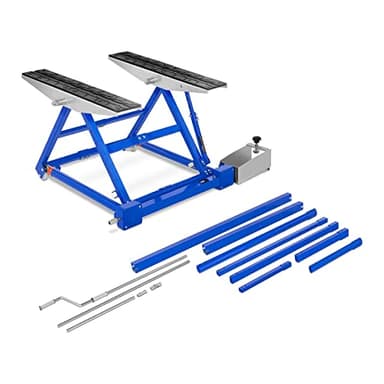 MSW Table Élévatrice Mobile Plateforme Plate Forme Pont Basculant Automobile MSW-HB-1500 (3 Longueurs, Capacité 1,5 tonnes, Levage De 150 à 585 mm, Manivelle)