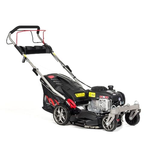 NAX POWER PRODUCTS 1000S moteur Briggs & Stratton série 450E 125 cm3 largeur de coupe 42 cm panier 45l système de lavage du boîtier tondeuse thermique avec entraînement