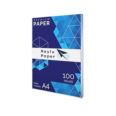 Raylu Paper - Papier A4 Multiusage Premium 100 Feuilles 80g pour Imprimantes Laser, Jet d'Encre et Photocopieurs, pour Bureau et Maison (A4, 100 feuilles)