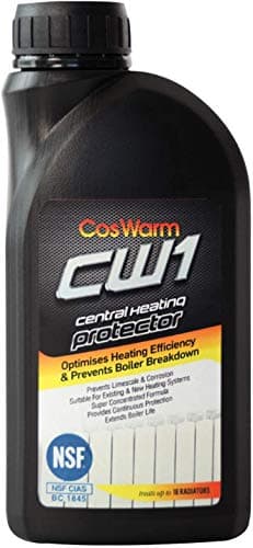 CosWarm CW1 Inhibiteur & Protecteur de Chauffage Central | Traite 18 radiateurs | Liquide Protection Contre l'entartrage, Corrosion & Rouille pour Chaudières, Radiateurs, Systèmes de Chauffage Central