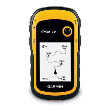 Garmin - 010-00970-00 - eTrex 10 GPS portable de randonnée - Fond cartographique mondial - Jaune/Noir