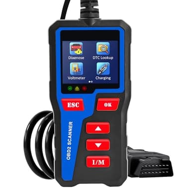 DonosHome OBD2 Diagnostic Auto Valise Voiture OBD Diagnostique Français Auto Multimarque pour BMW Peugeot VW Véhicule Lecteur de Codes de Panne Mote