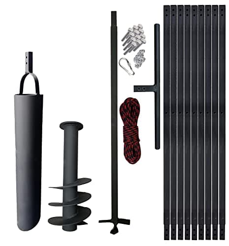 Buosha Tarière pour fontaine 10 m 180 mm avec plunscher 133 mm, 10m 180mm