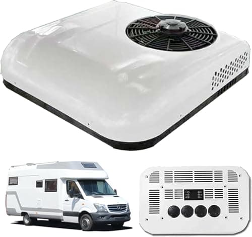 Climatisation 12 V pour caravane, camping-car, toit DC, compresseur de climatisation mobile pour camionnettes, véhicules tout-terrain, camions, camping-cars
