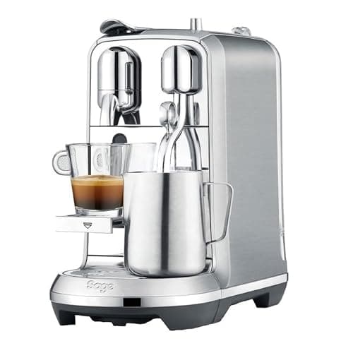 Sage BNE800 Nespresso Creatista Plus Machine à dosettes à café en acier inoxydable brossé, 1600 W, 1,5 L
