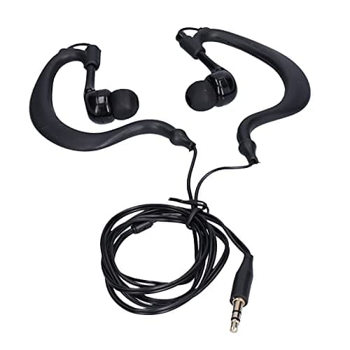 Casque de Natation IP68 Casque de Sport à Conduction Osseuse étanche sans Fil avec 3,5 Mm Remplacez Les Bouchons d'oreille pour la Natation, la Course à Pied, Le Surf, Le Cyclisme, (Noir)
