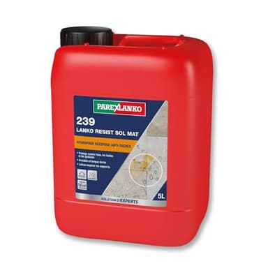 Parexlanko - Hydrofuge et oléofuge de surface - 239 Lanko Resist Sol Mat - Protection longue durée des sols - Incolore - Idéal en terrasse - 5L