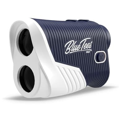 Blue Tees Golf - 2 Pro + Series - Télémètre Laser de Golf avec Une portée de 730 mètres - Mesure de la Pente - Verrouillage du Drapeau avec Vibration à Impulsion - Grossissement 6X - Bleu