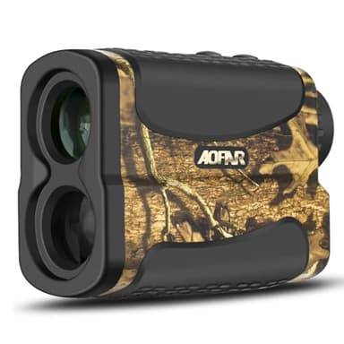 AOFAR HX-700N Télémètre Chasse/Golf 700 Yards, Précision ±1m, 6X Grossissement, Mode Portée et Vitesse,Batterie Gratuite, Sac à Main, Tir